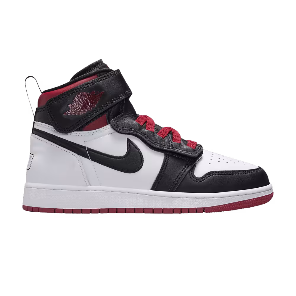 Air Jordan 1 High FlyEase GS Gym Red Black Toe