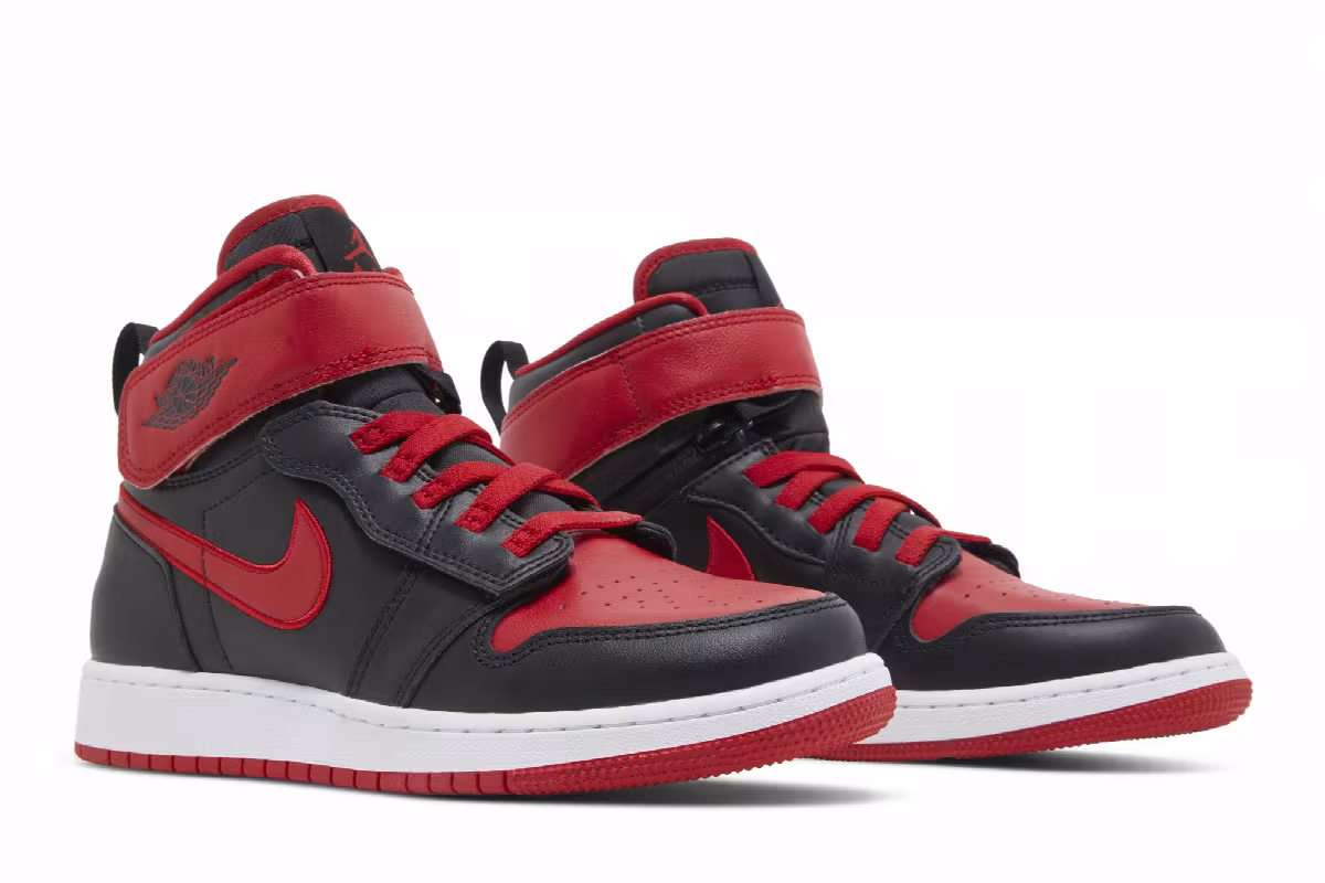 Air Jordan 1 High FlyEase GS Bred, view 9