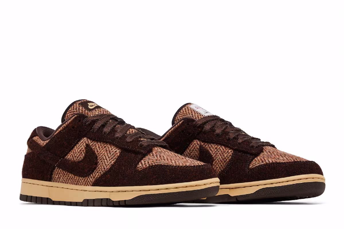 Harris Tweed x Nike Women's Dunk Low Sesame, view 9