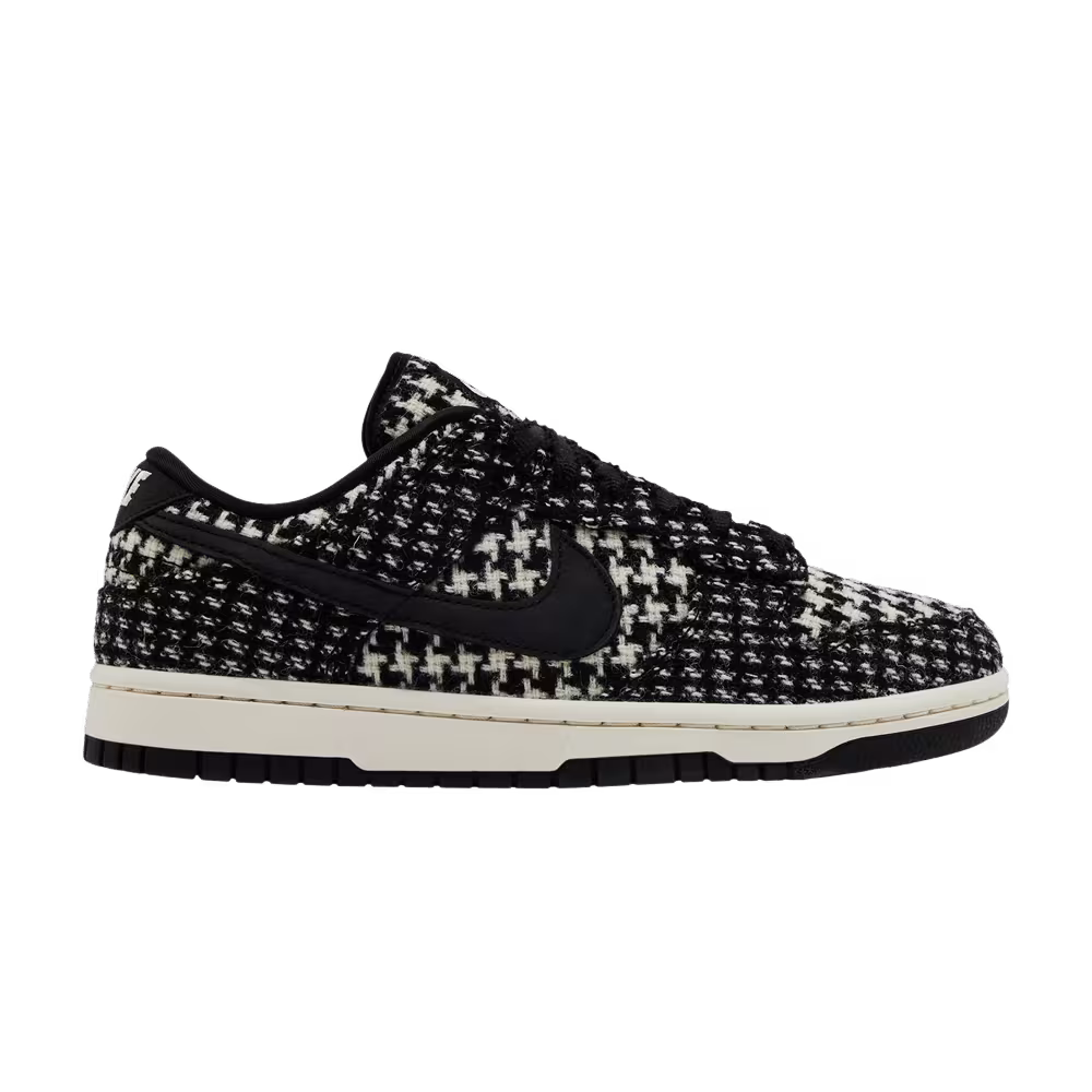 Harris Tweed x Nike Women's Dunk Low Black Phantom
