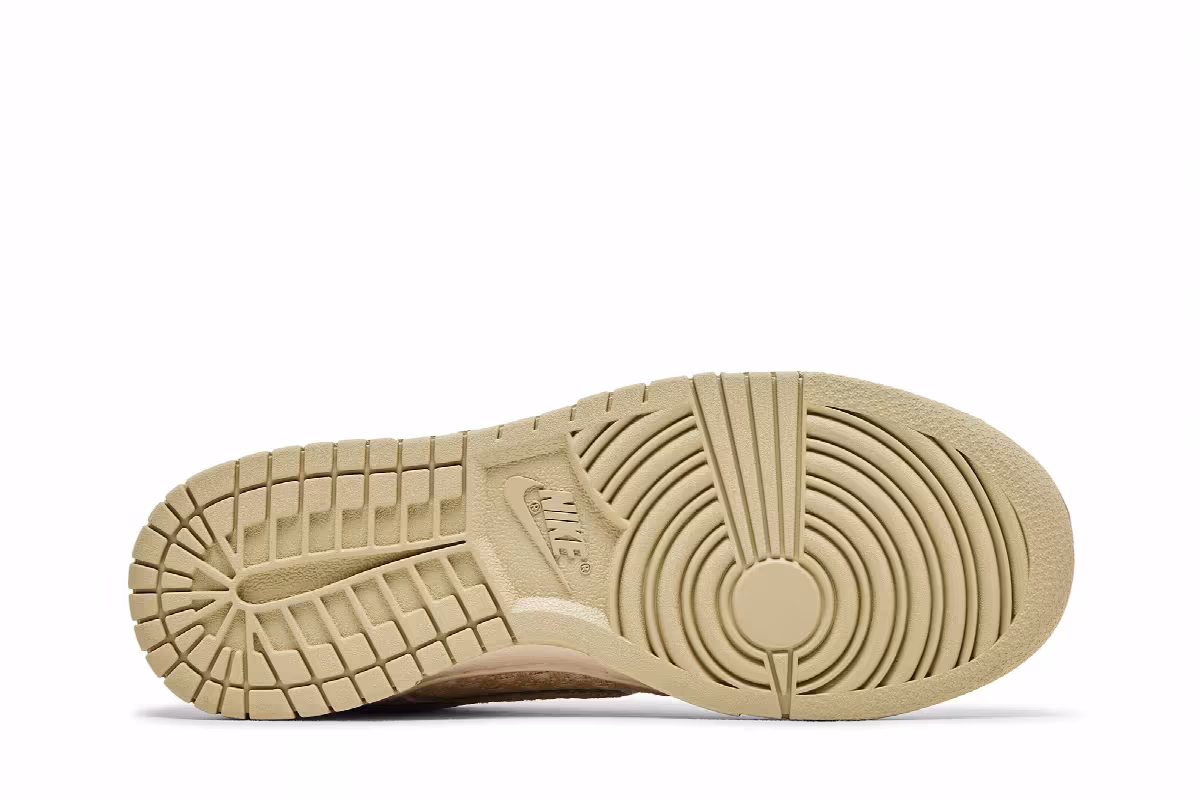 Nike Women's Dunk Low Woven Sanddrift, view 5