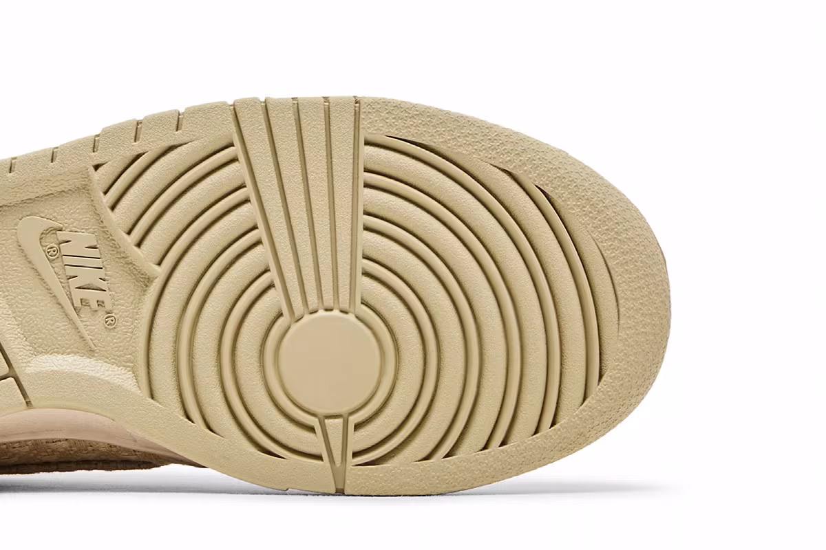 Nike Women's Dunk Low Woven Sanddrift, view 6