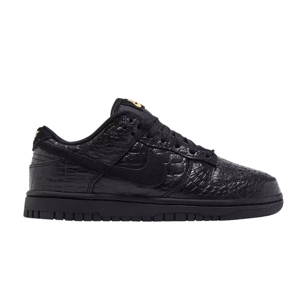 Nike Women's Dunk Low Black/Metallic Gold/Off Noir/Black