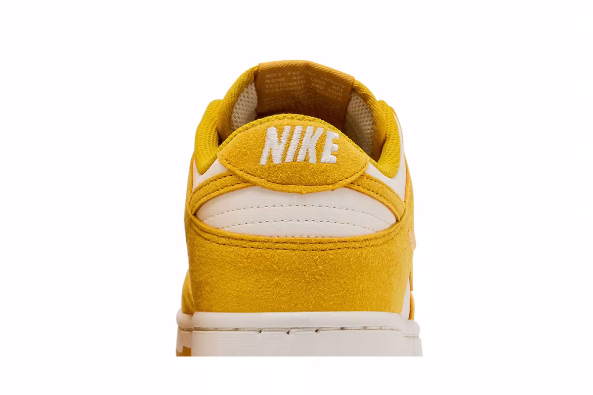 Nike Women's Dunk Low Dark Sulfur Mini Swoosh, view 8