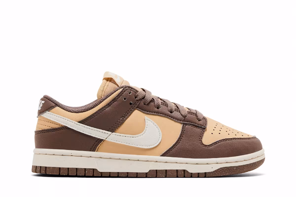 Nike Women's Dunk Low Next Nature Mink Brown Sesame, view 2