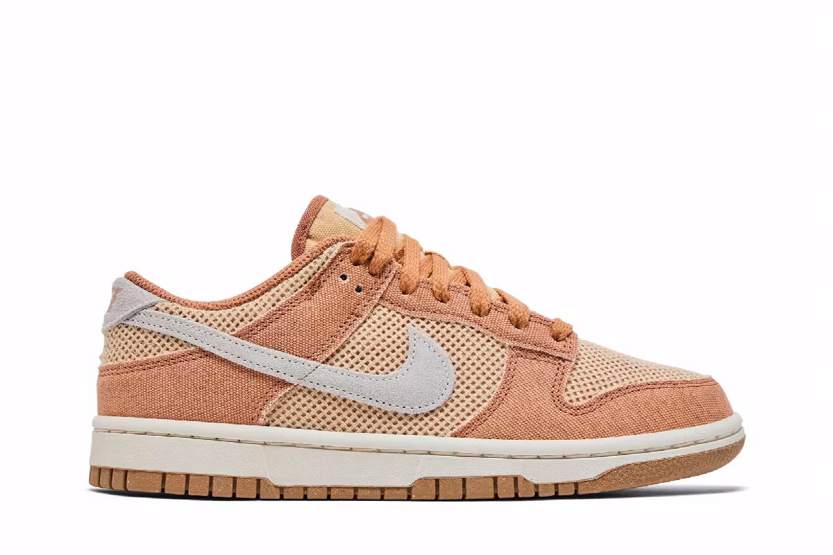 Nike Women's Dunk Low Next Nature SE Amber Brown, view 2