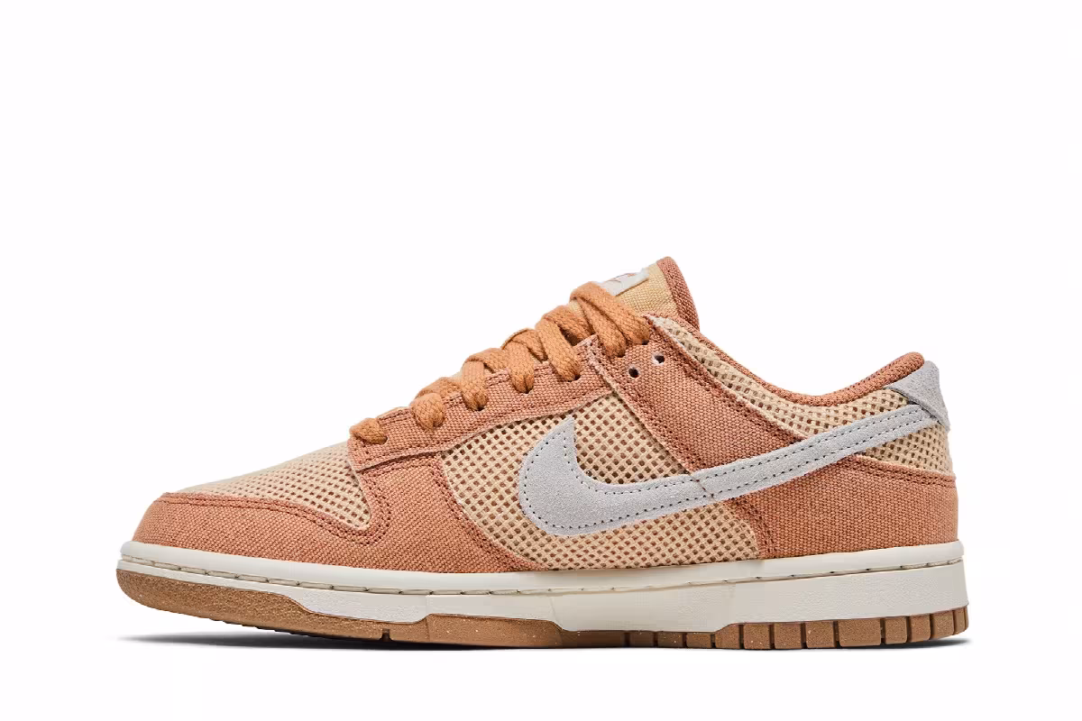 Nike Women's Dunk Low Next Nature SE Amber Brown, view 4