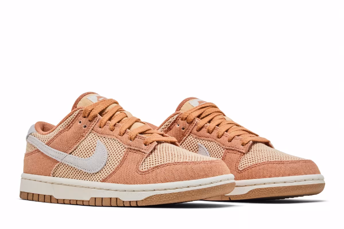 Nike Women's Dunk Low Next Nature SE Amber Brown, view 9