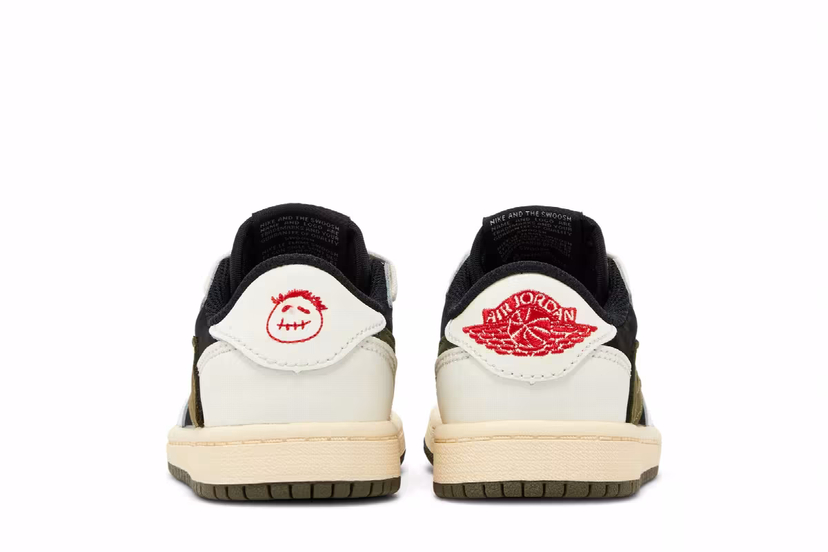 Travis Scott x Air Jordan 1 Low OG SP PS Olive, view 7