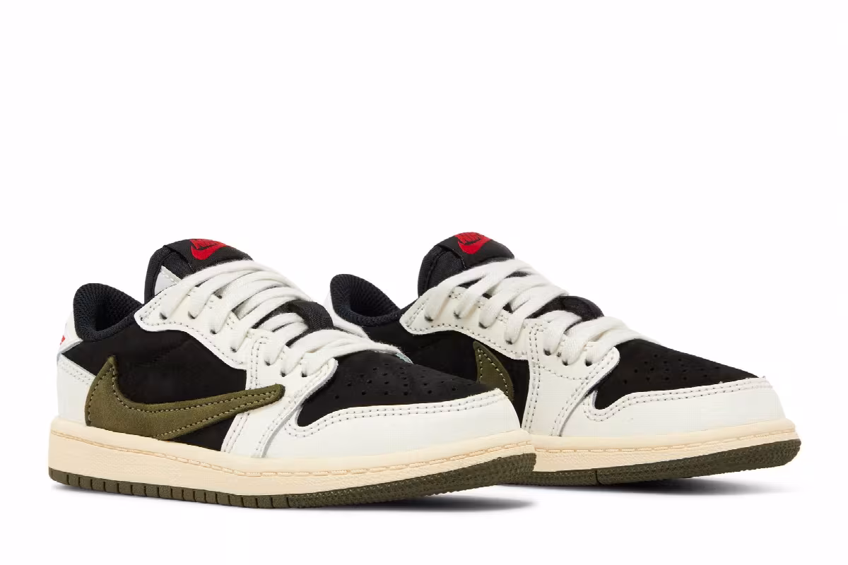Travis Scott x Air Jordan 1 Low OG SP PS Olive, view 9