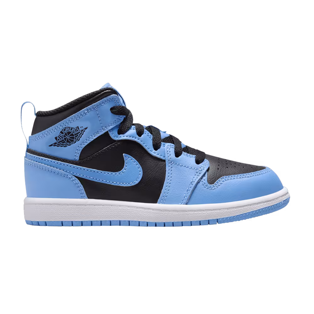 Air Jordan 1 Mid PS University Blue Black