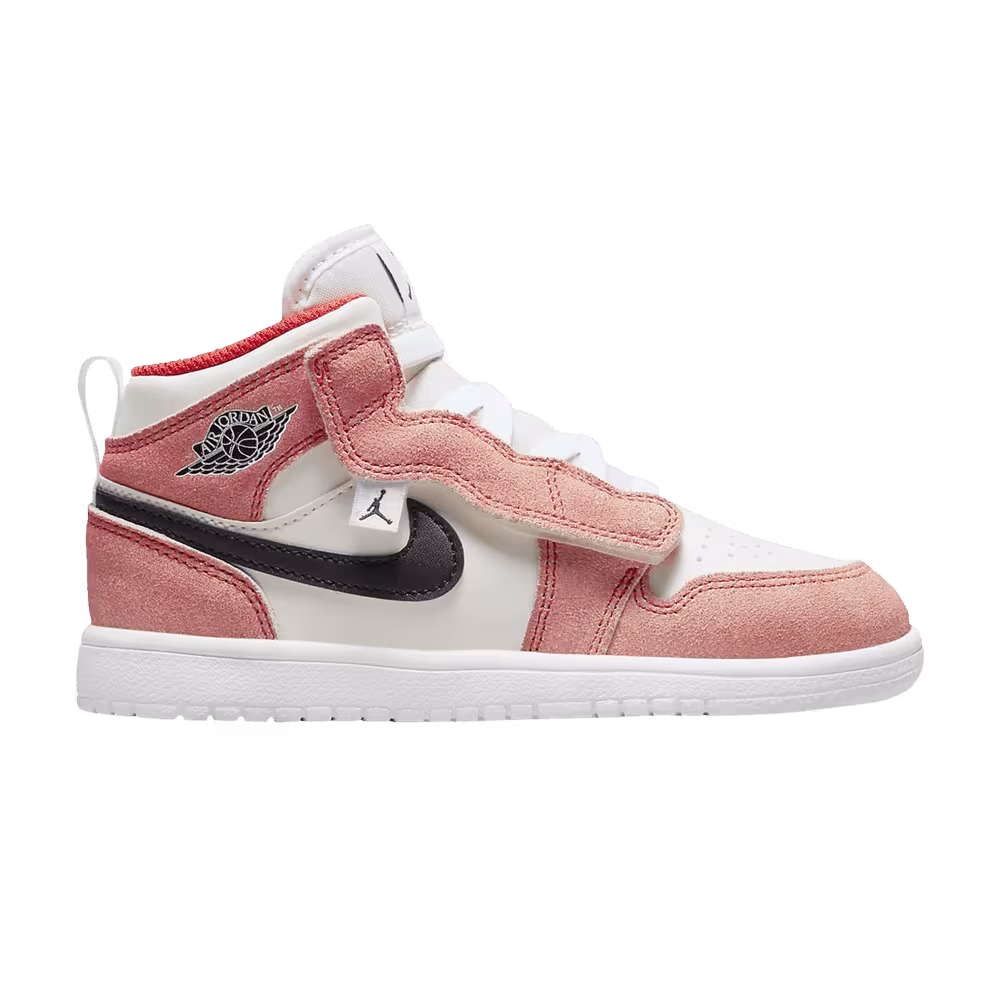 Air Jordan 1 Mid ALT SE PS Orange Suede