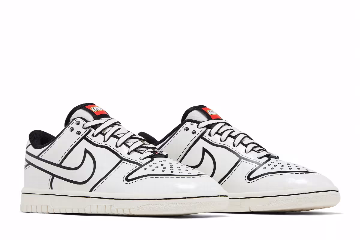 LEGO x Nike Dunk Low GS Sail, view 9