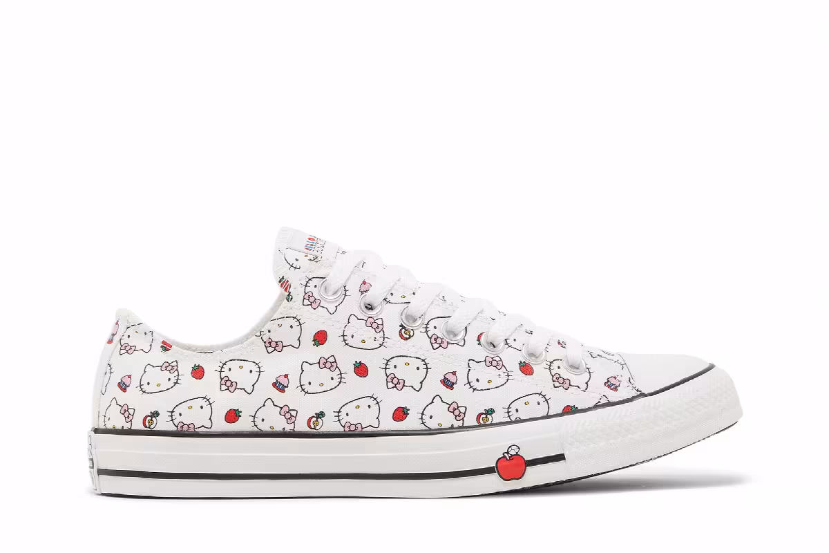 Hello Kitty x Converse Chuck Taylor All Star Low White, view 2
