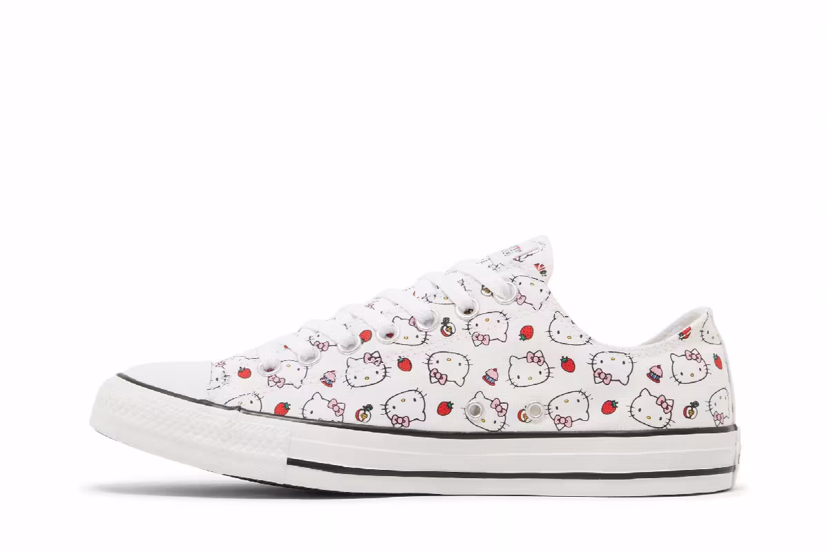Hello Kitty x Converse Chuck Taylor All Star Low White, view 4