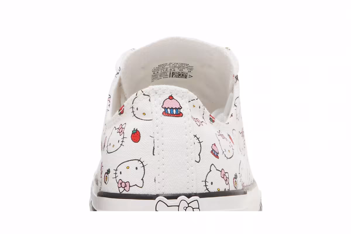 Hello Kitty x Converse Chuck Taylor All Star Low White, view 8