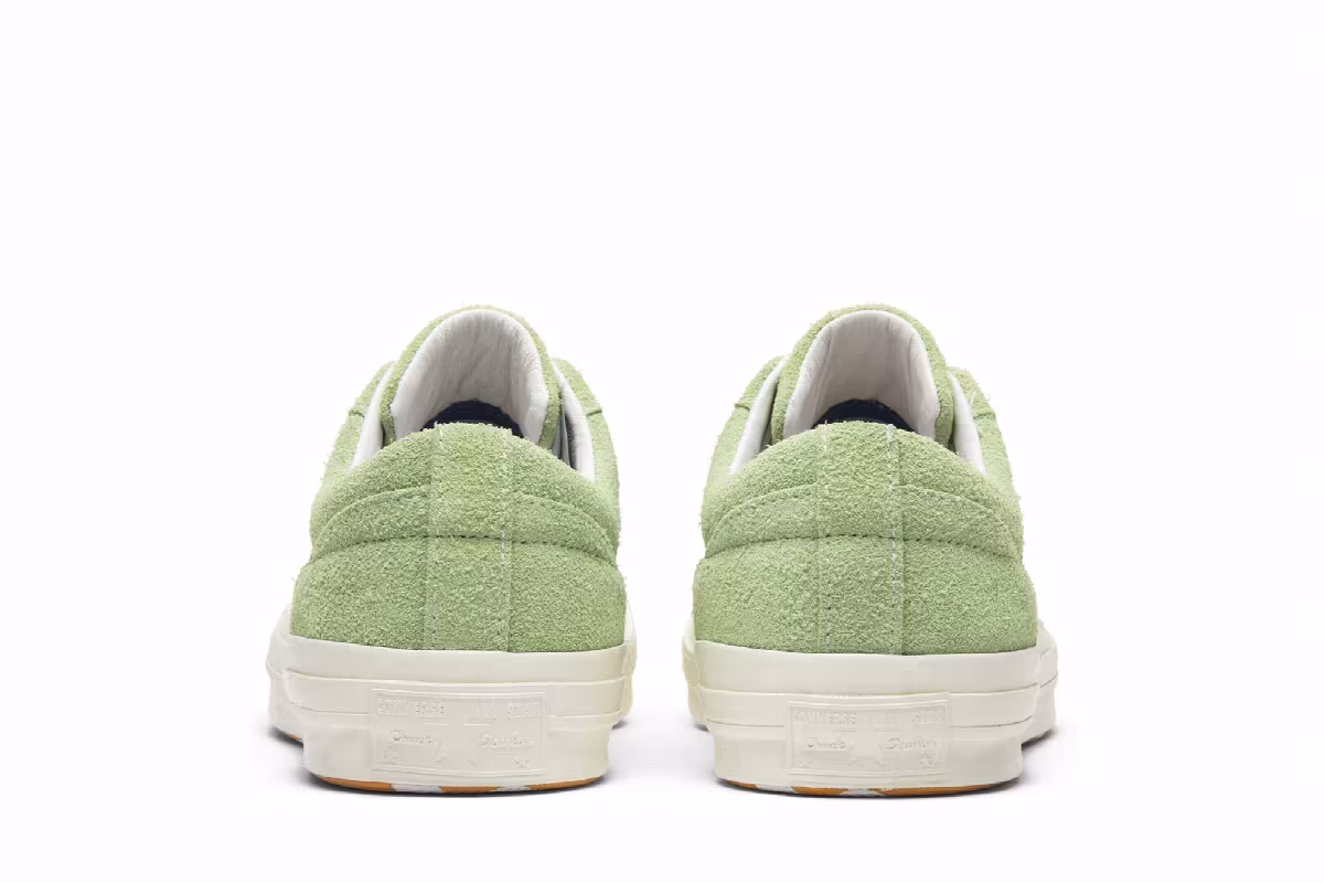 Golf Le Fleur x Converse One Star Ox Jade Lime, view 7