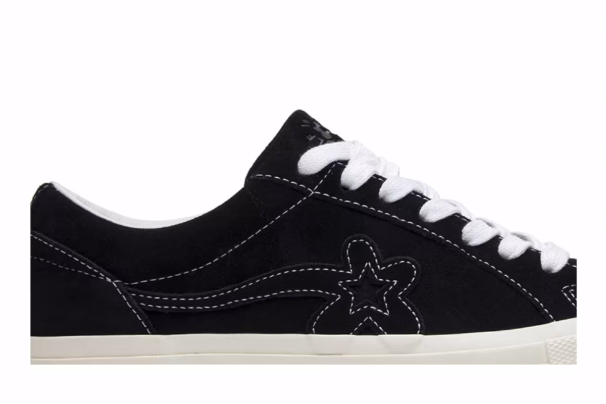 Golf Le Fleur x Converse One Star Ox Mono Black, view 3