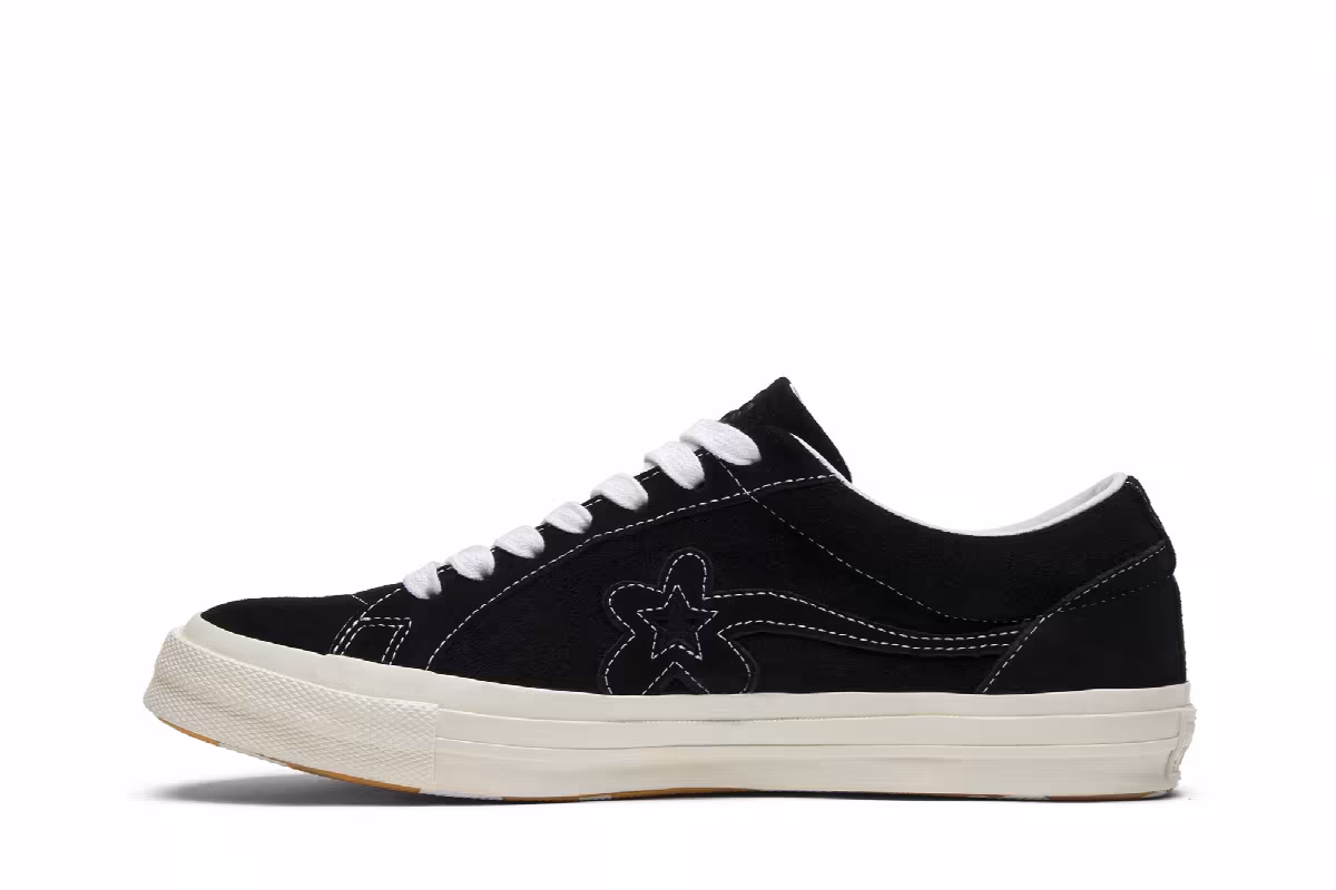 Golf Le Fleur x Converse One Star Ox Mono Black, view 4