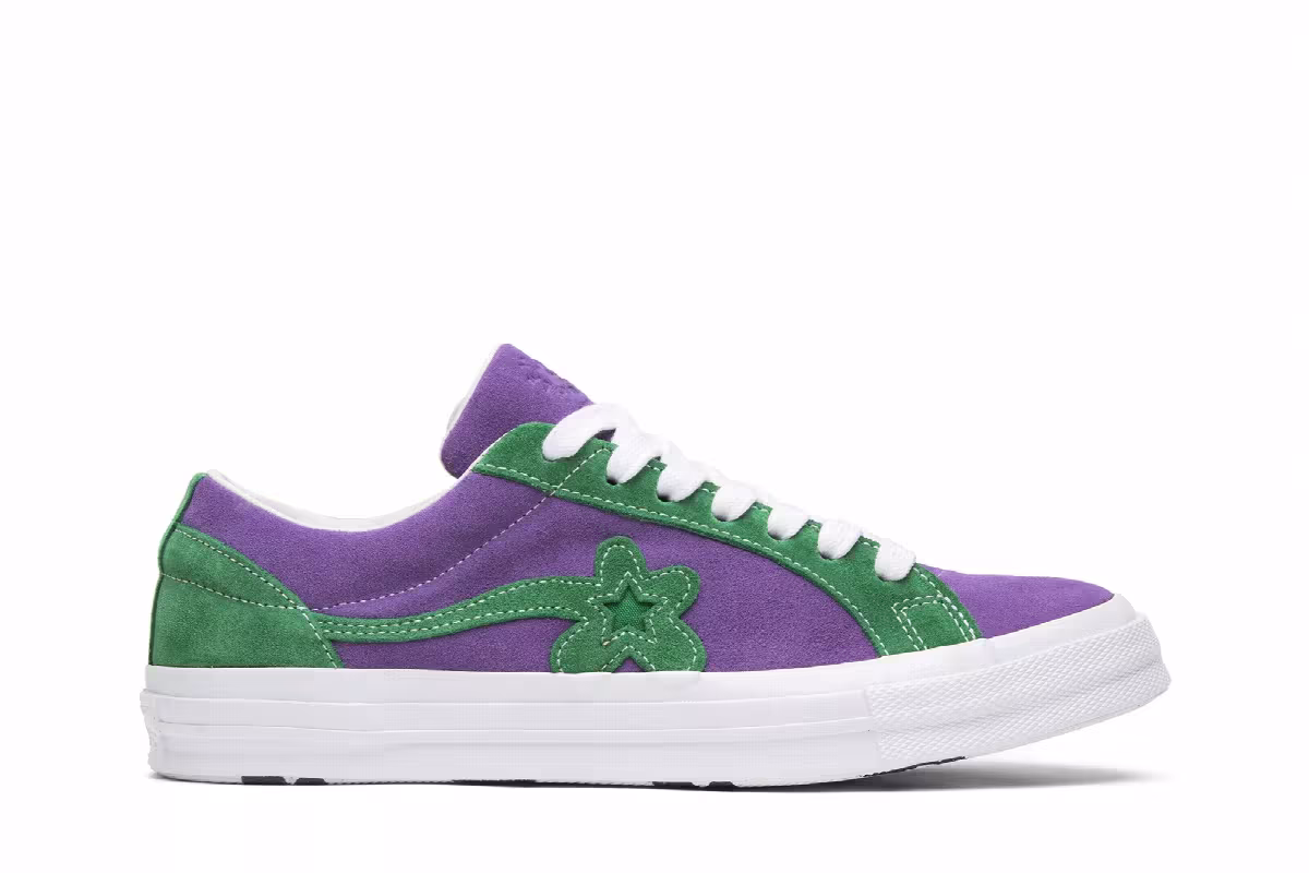 Golf Le Fleur x Converse One Star Ox Purple Heart, view 2