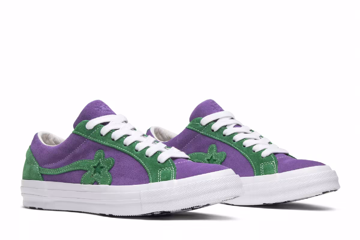 Golf Le Fleur x Converse One Star Ox Purple Heart, view 9