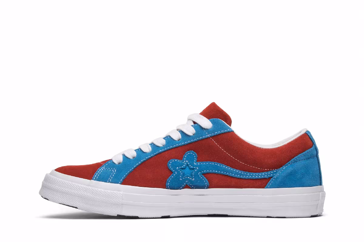 Golf Le Fleur x Converse One Star Ox Molten Lava, view 4