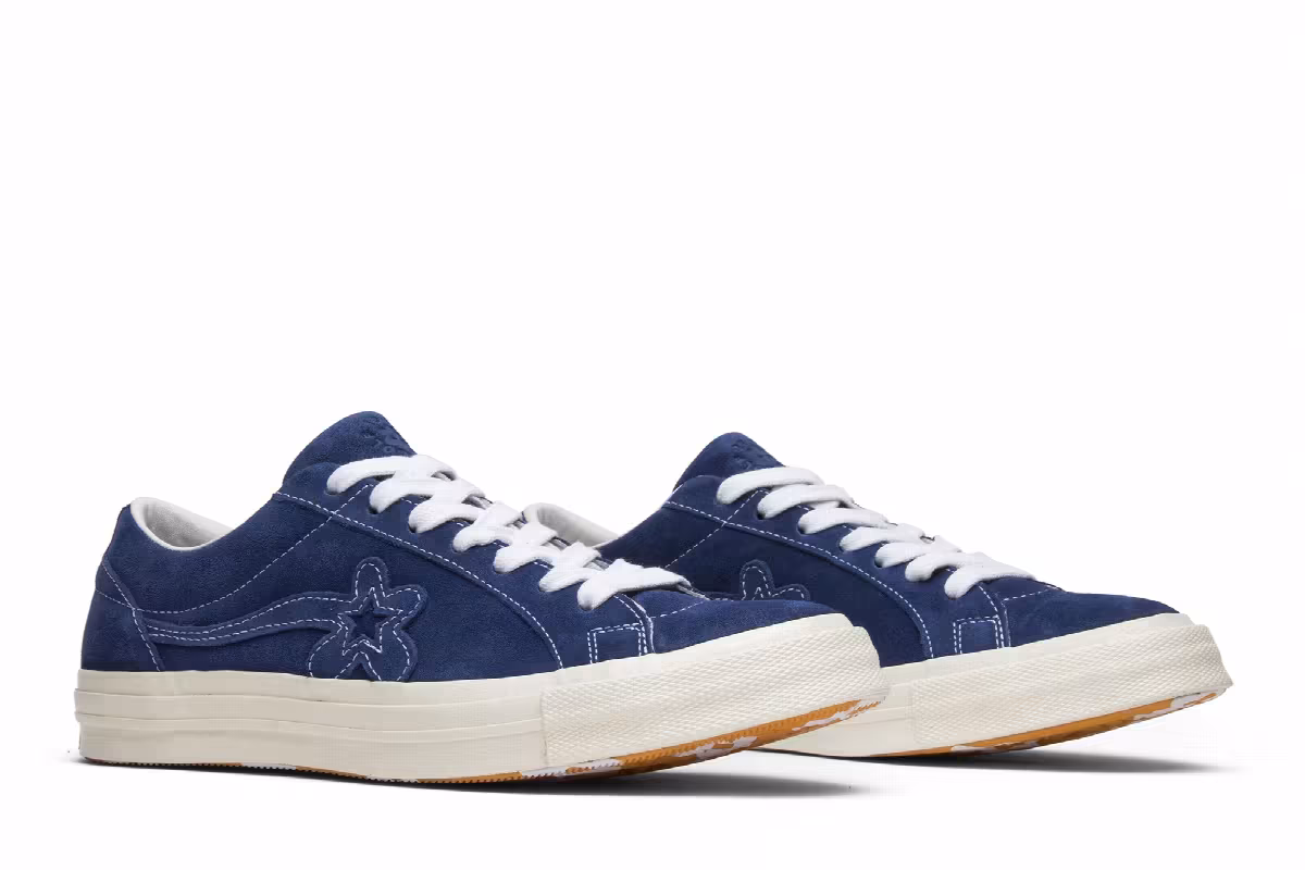 Golf Le Fleur x Converse One Star Ox Mono Blue, view 9