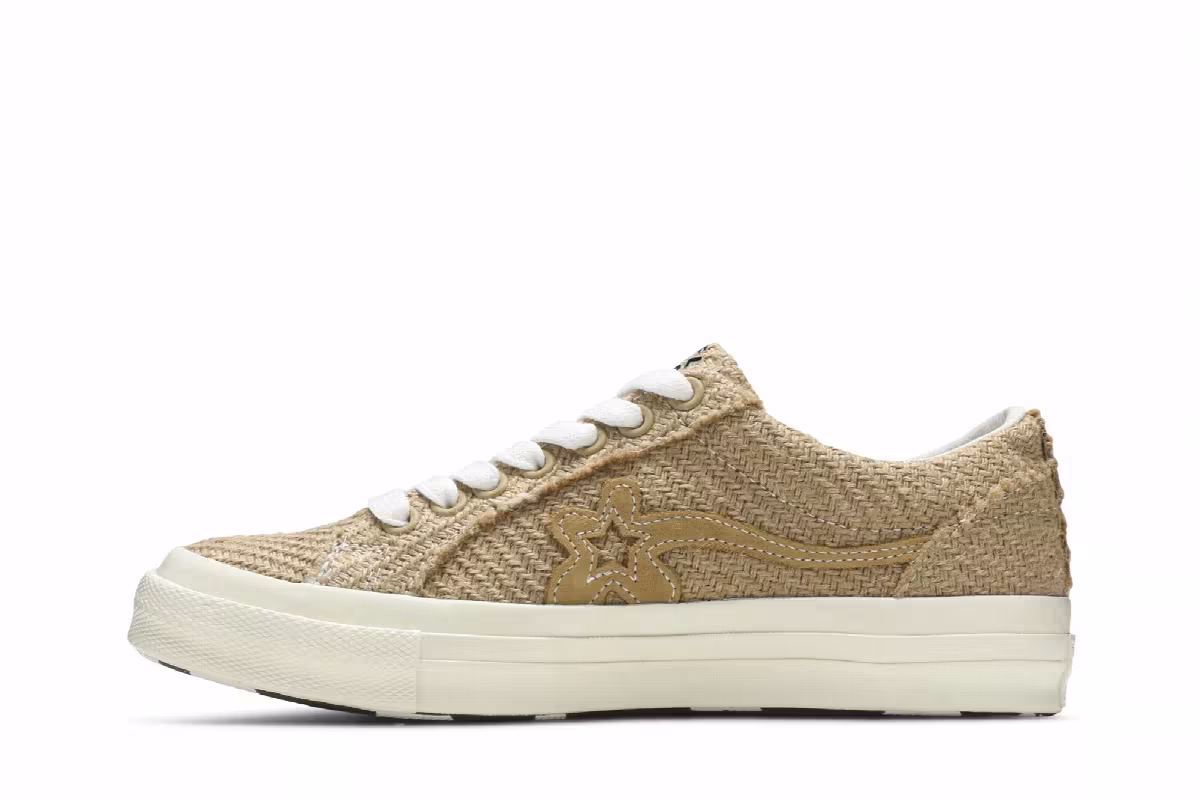 Golf Le Fleur x Converse One Star Ox Burlap, view 4