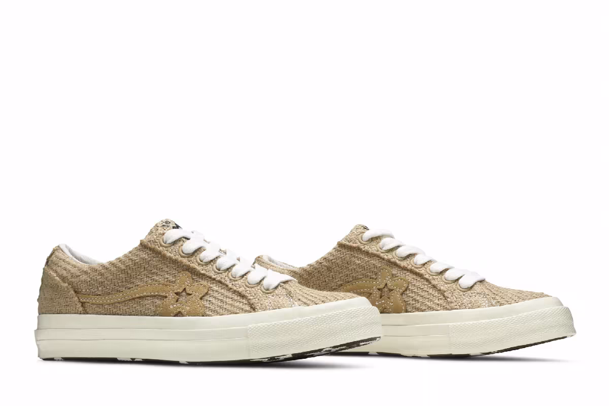 Golf Le Fleur x Converse One Star Ox Burlap, view 9