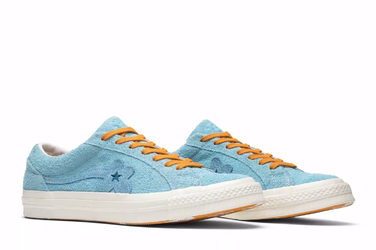 Golf Le Fleur x Converse One Star Ox Bachelor Blue, view 9