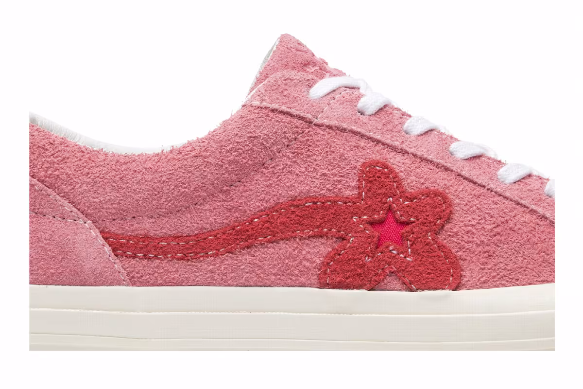 Golf Le Fleur x Converse One Star Ox Geranium Pink, view 3