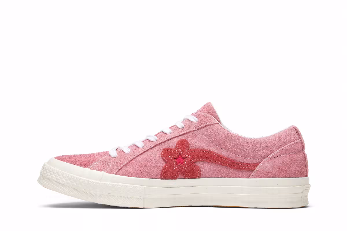 Golf Le Fleur x Converse One Star Ox Geranium Pink, view 4