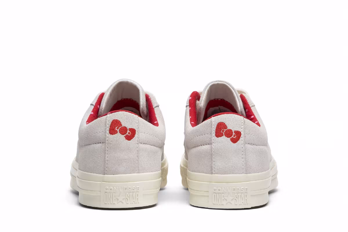 Hello Kitty x Converse One Star Suede Low Top White, view 7