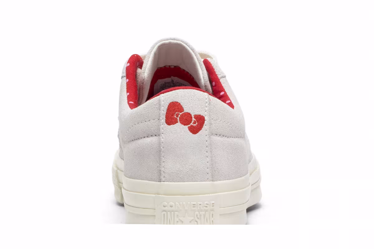 Hello Kitty x Converse One Star Suede Low Top White, view 8