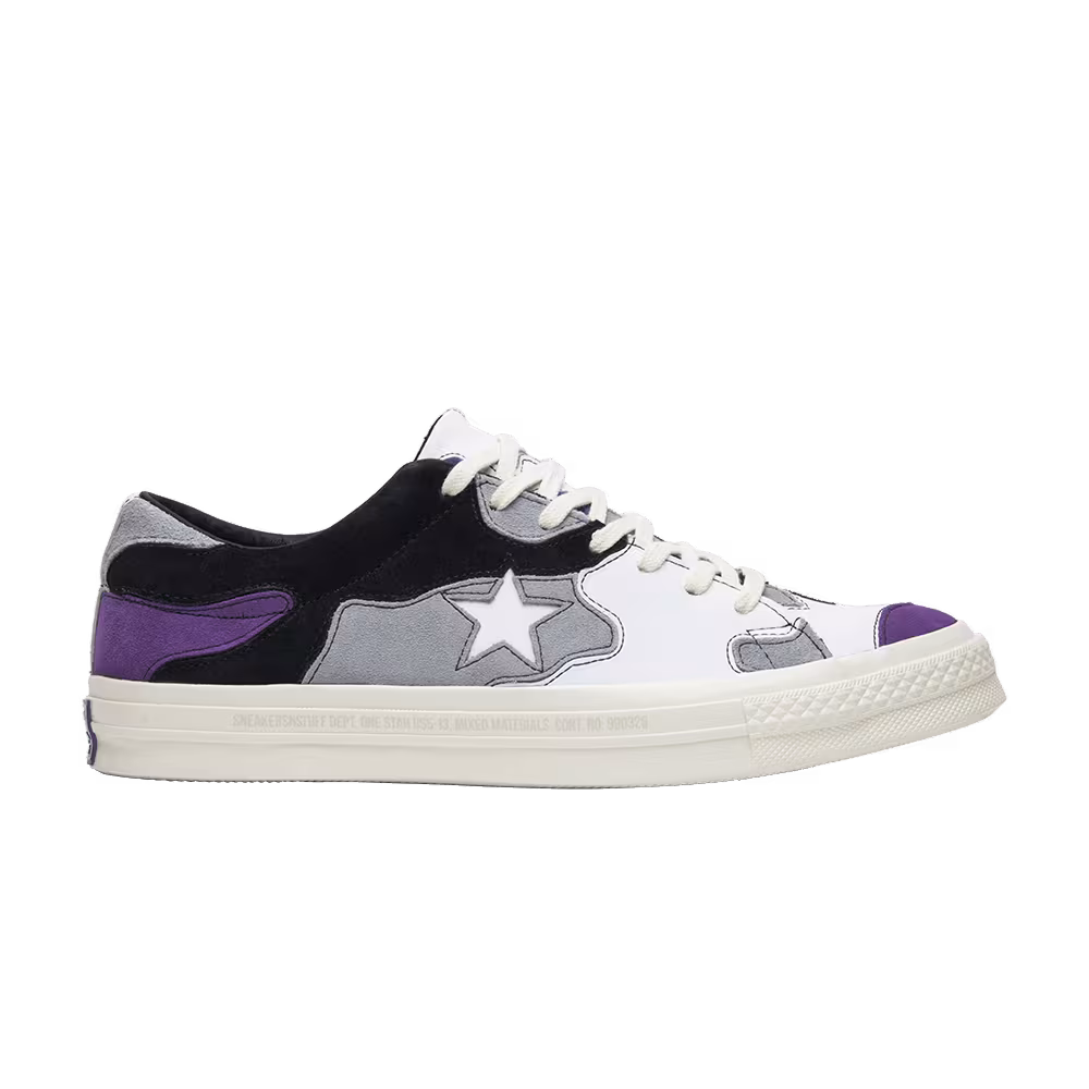Sneakersnstuff x Converse One Star Purple Camo