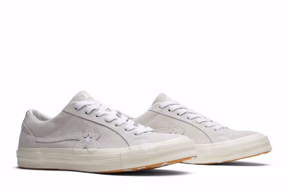 Golf Le Fleur x Converse One Star Ox Mono White, view 9