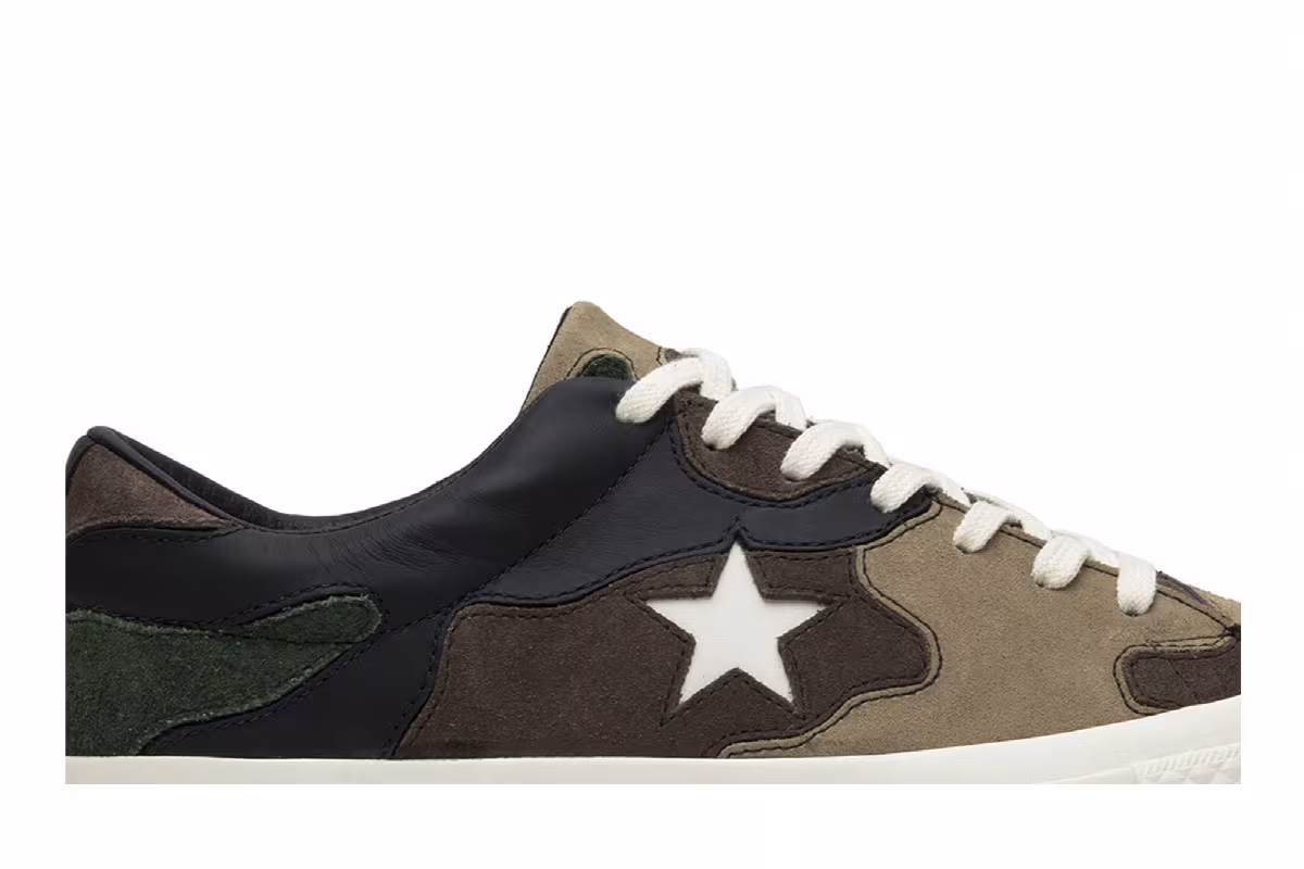Sneakersnstuff x Converse One Star Camo, view 3