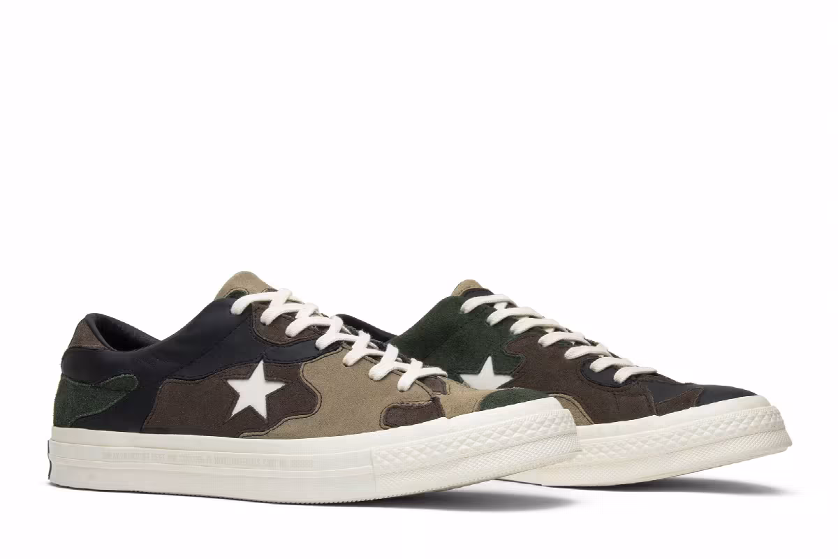 Sneakersnstuff x Converse One Star Camo, view 9