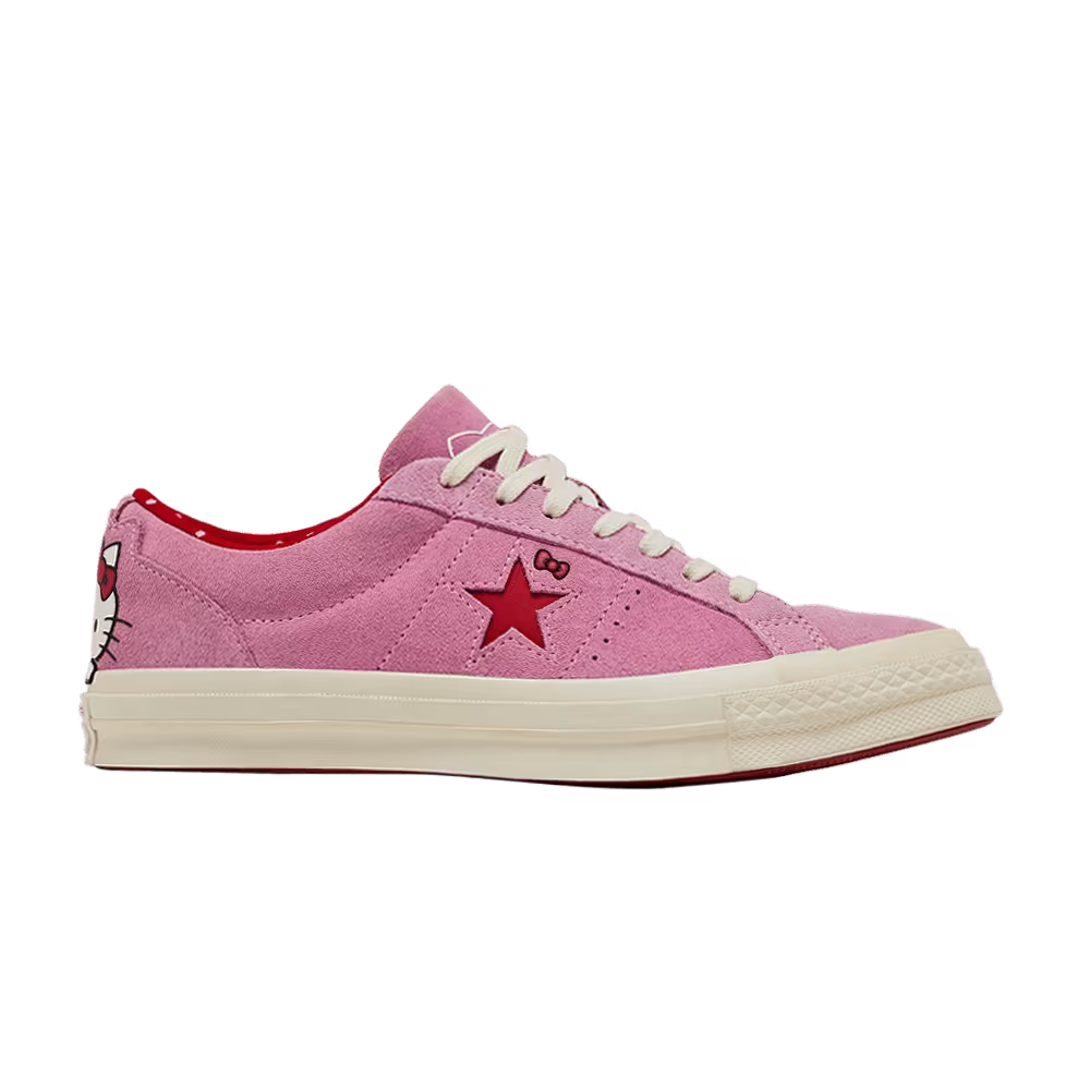 Hello Kitty x Converse One Star Suede Low Top Prism Pink