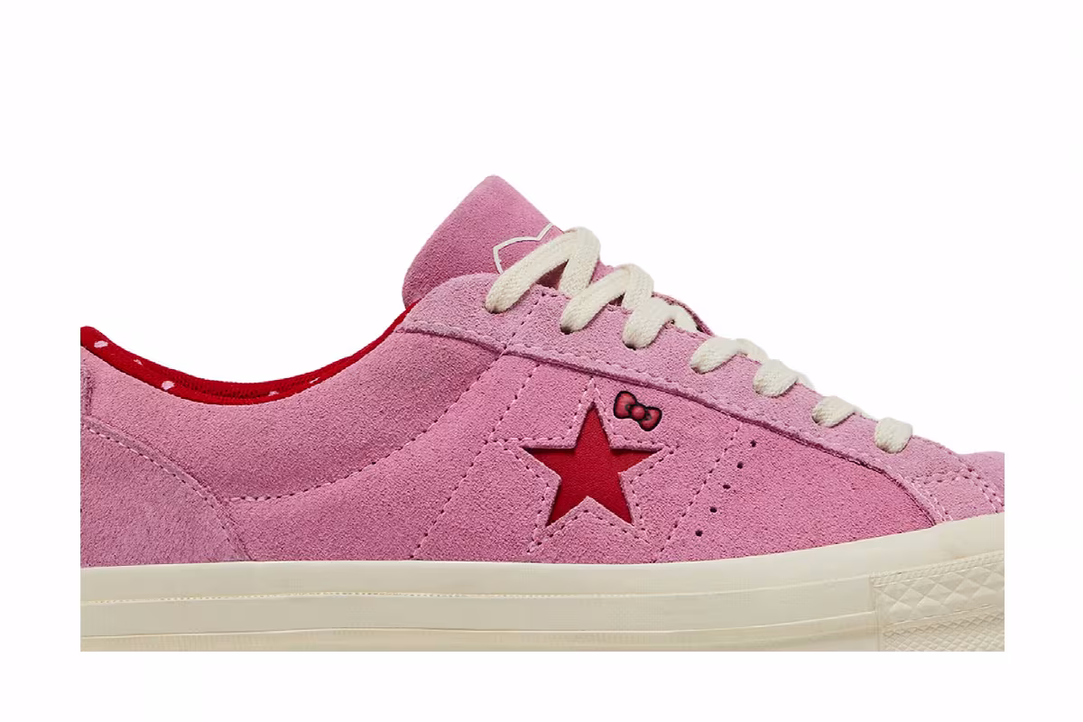 Hello Kitty x Converse One Star Suede Low Top Prism Pink, view 3