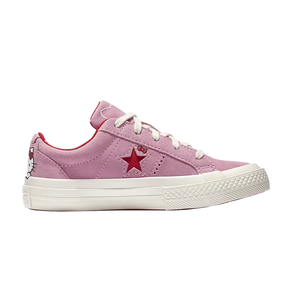 Hello Kitty x Converse One Star Suede Low Top GS Prism Pink
