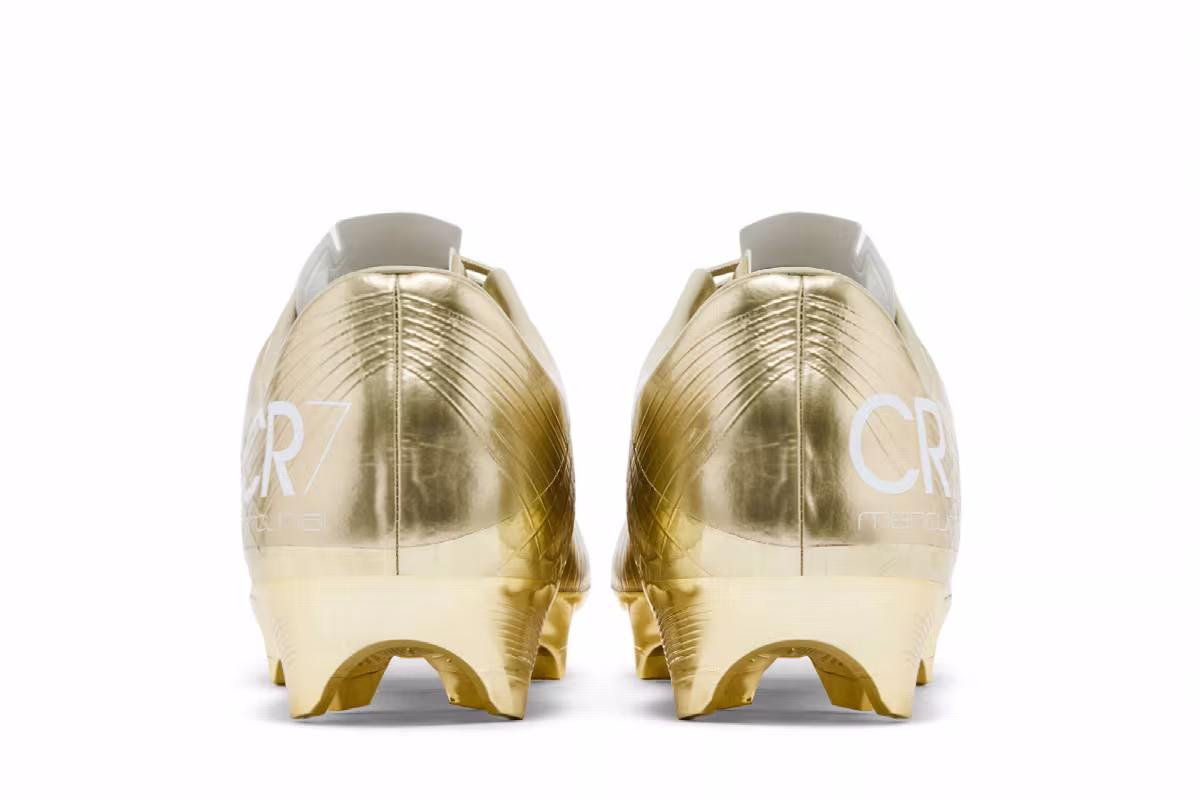 Cristiano Ronaldo x Nike Mercurial Superfly 1 RGN Metallic Gold Star, view 7