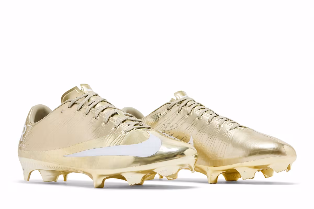 Cristiano Ronaldo x Nike Mercurial Superfly 1 RGN Metallic Gold Star, view 9