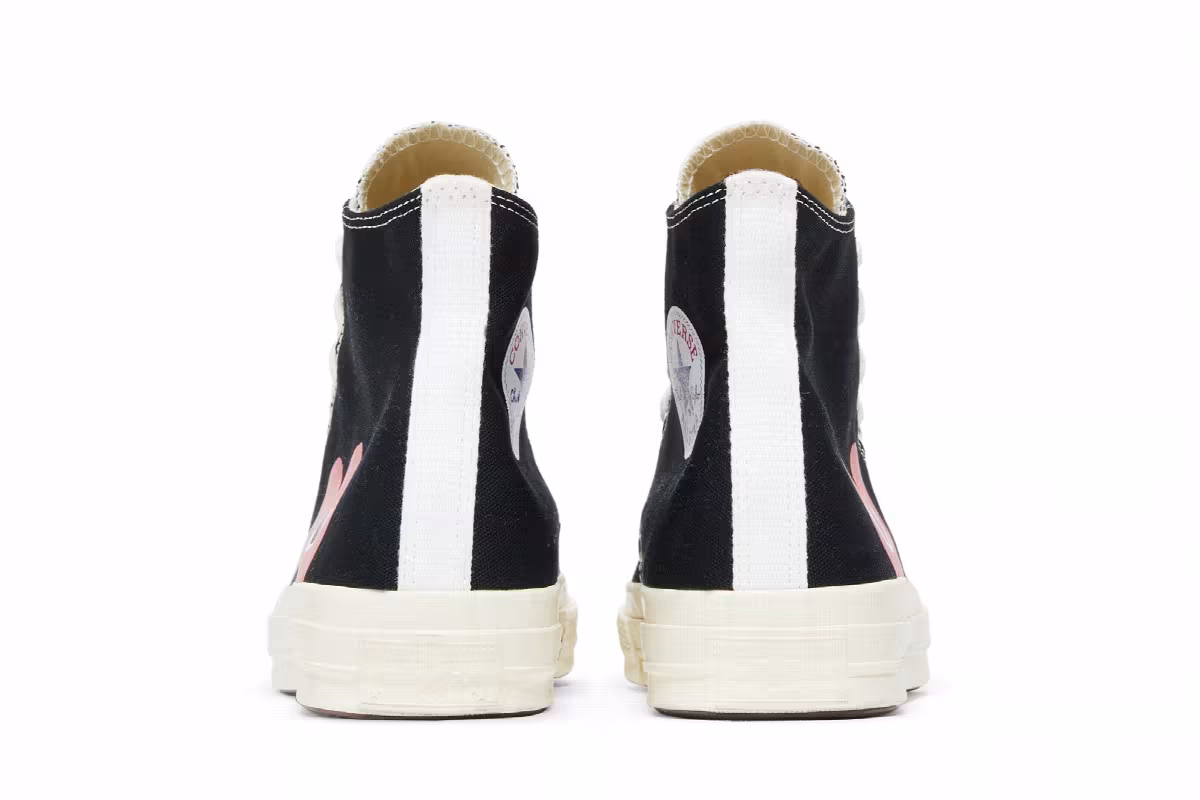 Comme des Garçons Play x Converse Chuck 70 High Black, view 7
