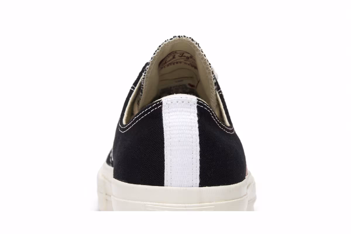 Comme des Garçons Play x Converse Chuck 70 Low Black, view 8