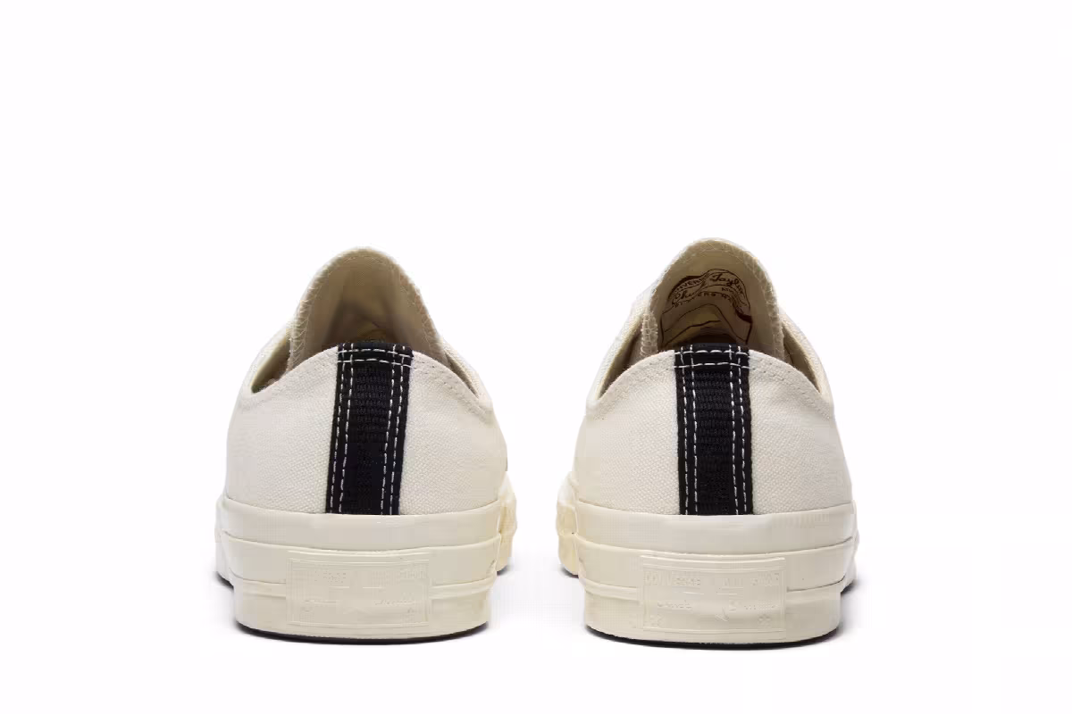 Comme des Garçons Play x Converse Chuck 70 Low Milk, view 7