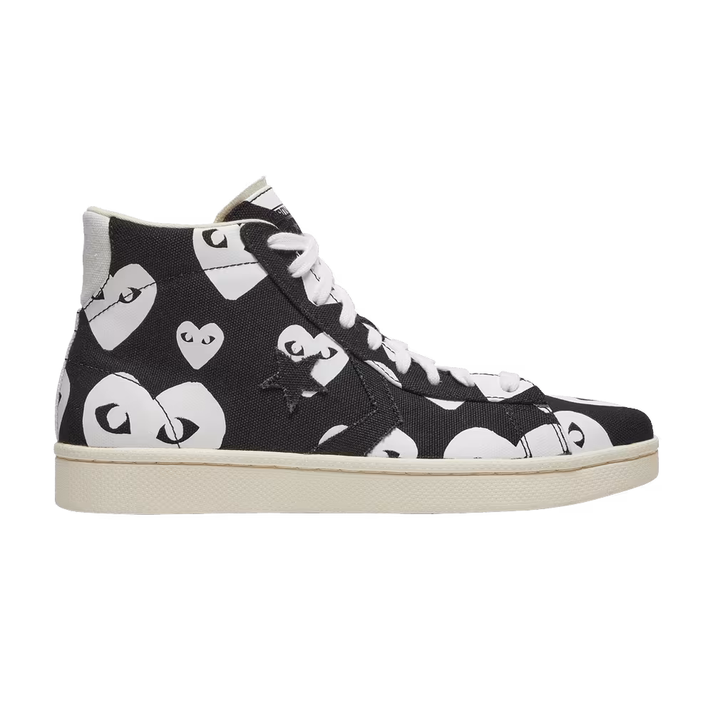 Comme des Garçons x Converse Pro Leather Black White