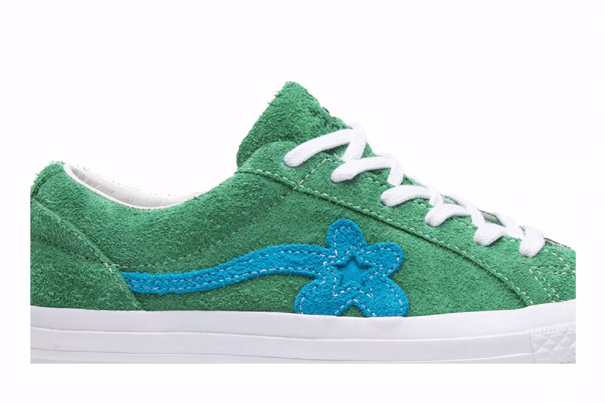 Golf Le Fleur x Converse One Star Ox Jolly Green, view 3