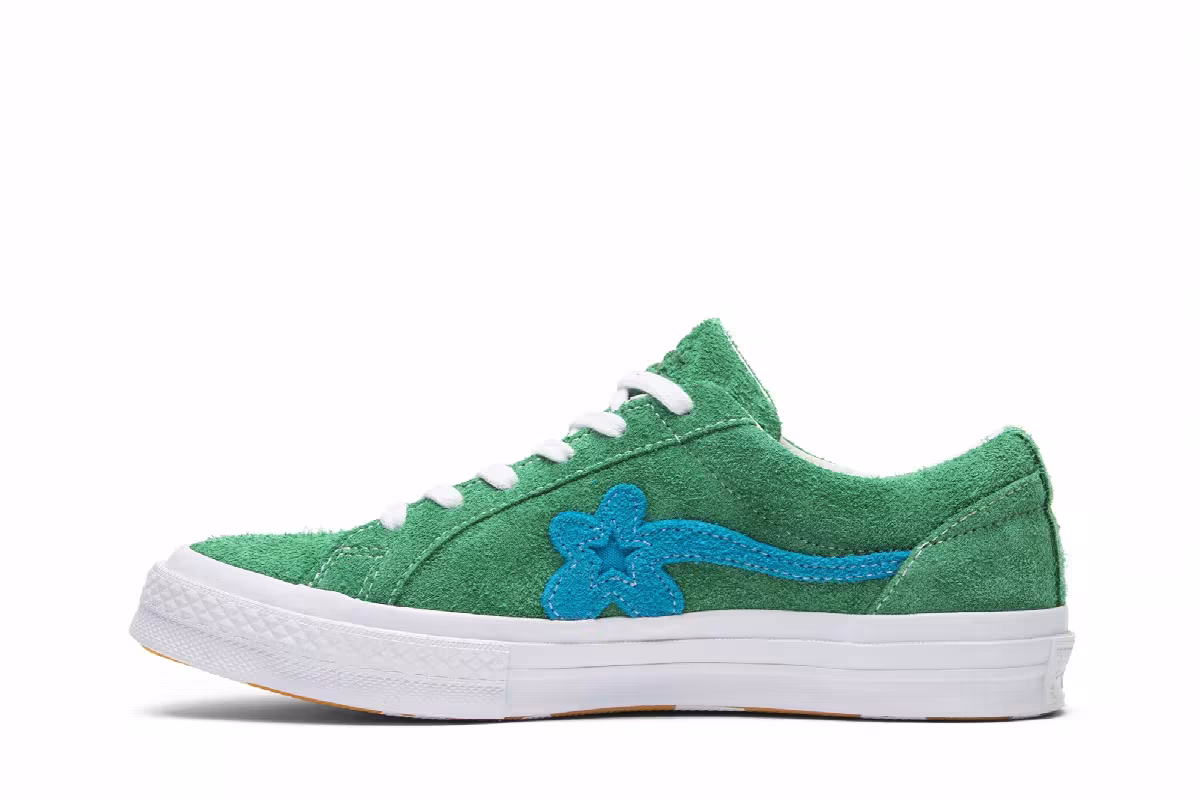 Golf Le Fleur x Converse One Star Ox Jolly Green, view 4
