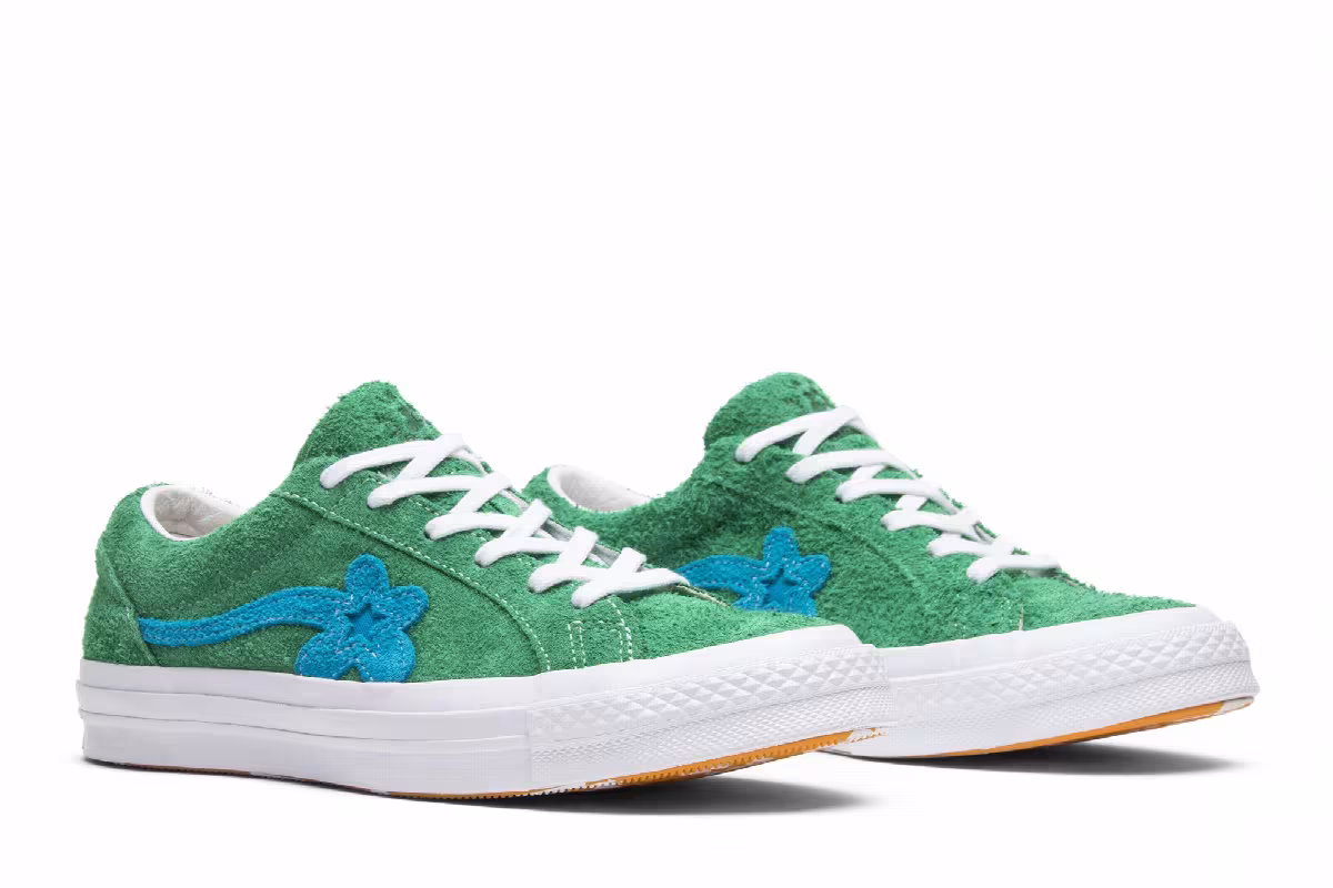 Golf Le Fleur x Converse One Star Ox Jolly Green, view 9